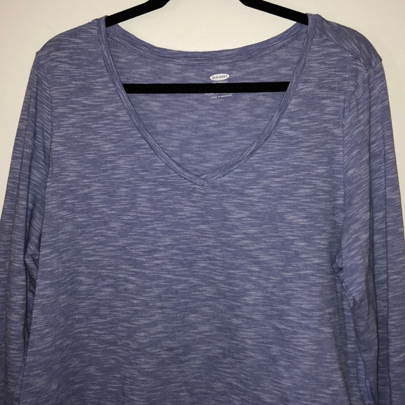 Old Navy purple long sleeve top - Picture 2 of 3